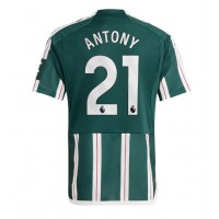 Billiga Manchester United Antony #21 Borta fotbollskläder 2023-24 Kortärmad